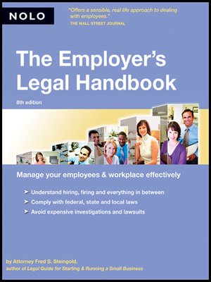 The Employer's Legal Handbook - ebook
